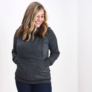 Latched Mama Heavyweight Hoodie Charcoal
